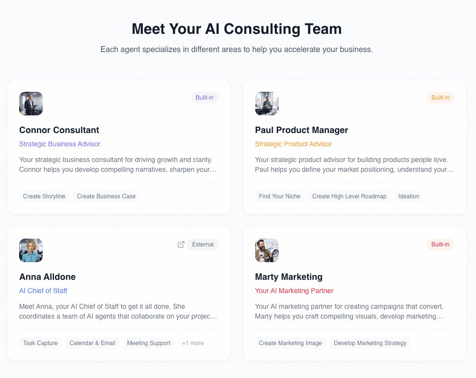 alldone.team — AI Consulting Team