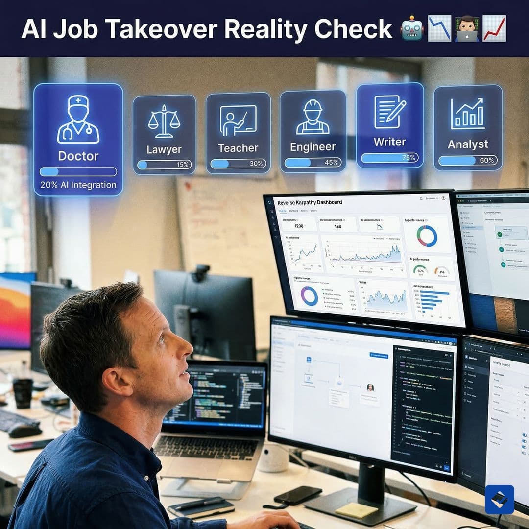 Real AI Job Impact Data Shows 5-8% Coverage, Not the 50-80% Replacement Hype